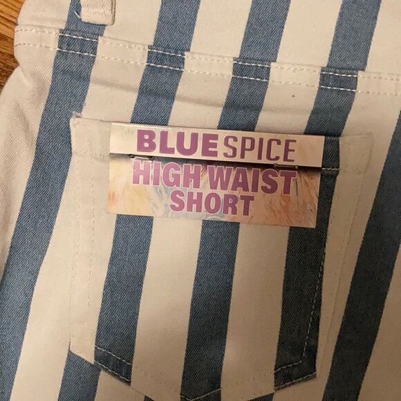 Blue Spice High Waist Short - Picture 3 of 6